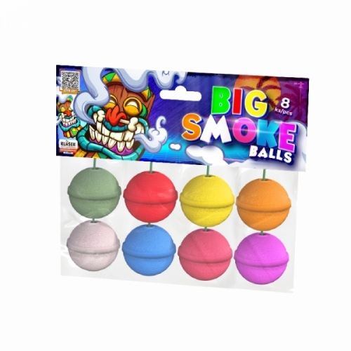 Colour smoke balls 8 db